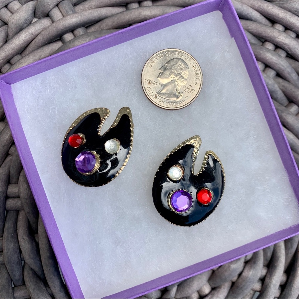 Paint Palette Clip-on Earrings